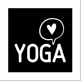 Yoga Lover I love yoga Namaste Posters and Art